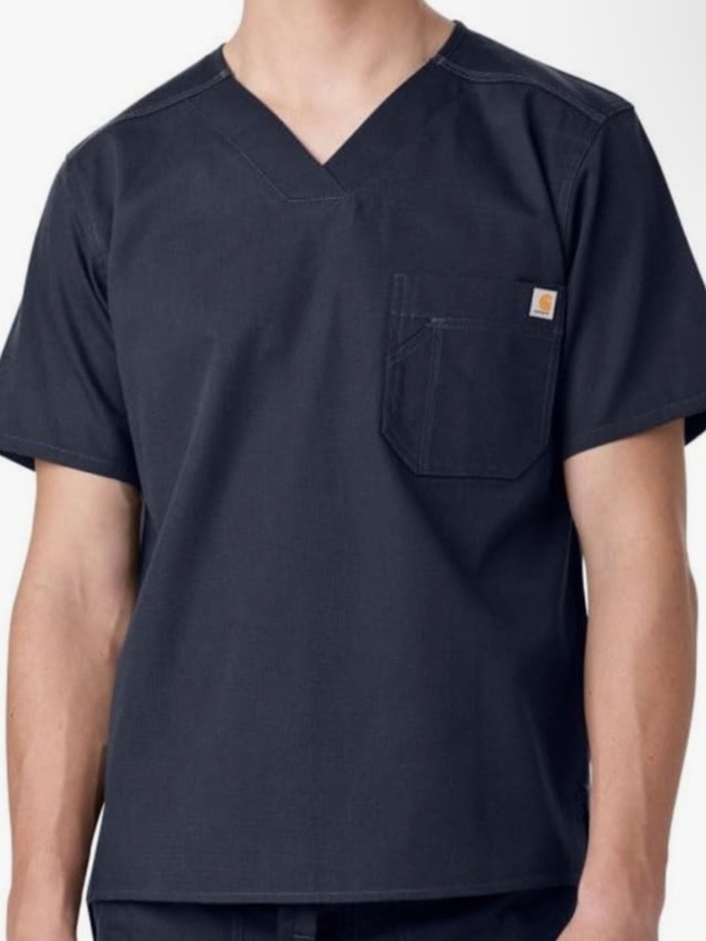 NWT Set of 2 Men's Carhartt
• Ripstop Bi-Swing Chest Pocket V-Neck Scrub Tops